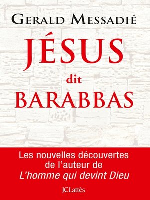 cover image of Jésus dit Barabbas